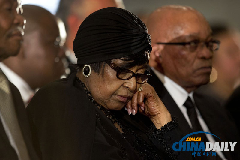 南非全国祈祷日 总统祖马曼德拉家人出席悼念活动