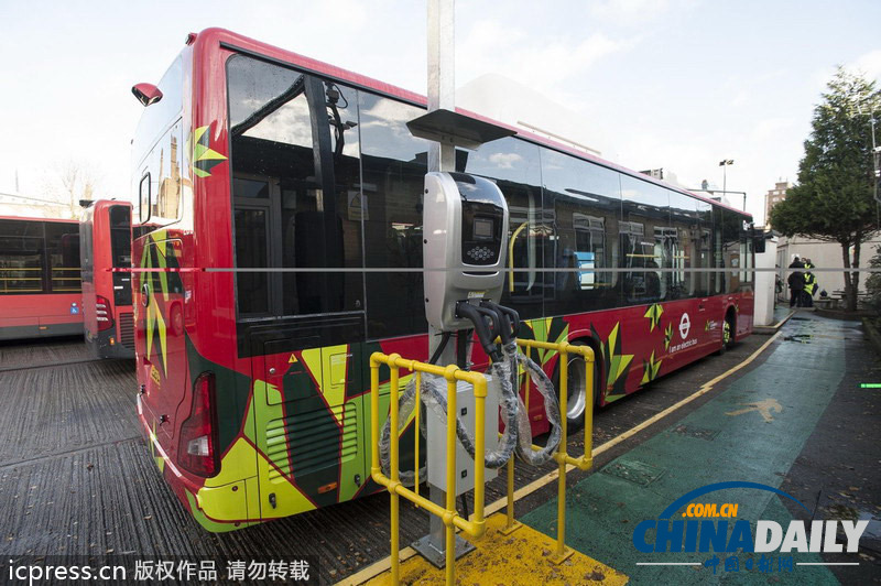 伦敦公交系统首度配置纯电动车 系中国比亚迪制造