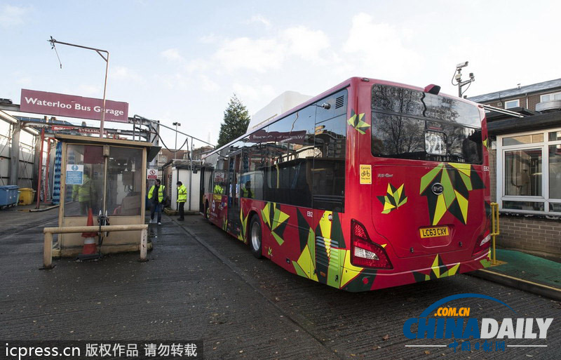 伦敦公交系统首度配置纯电动车 系中国比亚迪制造