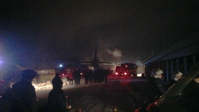 俄罗斯一运输机坠毁 机上9人全部遇难