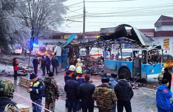 俄罗斯伏尔加格勒无轨电车发生爆炸 已致10人死亡