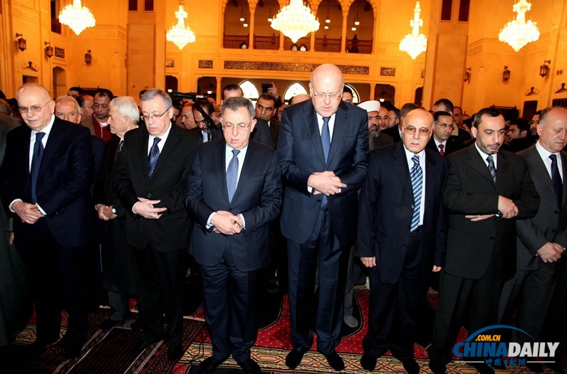 黎巴嫩为遭暗杀前财政部长举行葬礼 看守总理出席