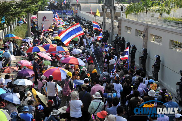 泰国反政府领导人宣布从13日开始封锁首都曼谷