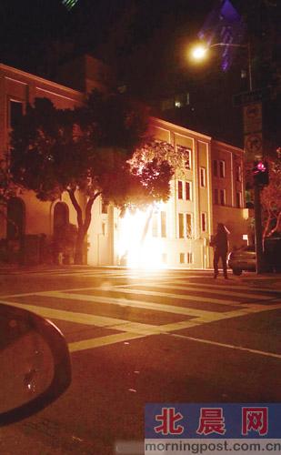 中国驻旧金山总领馆遭纵火 嫌犯或为亚裔男子