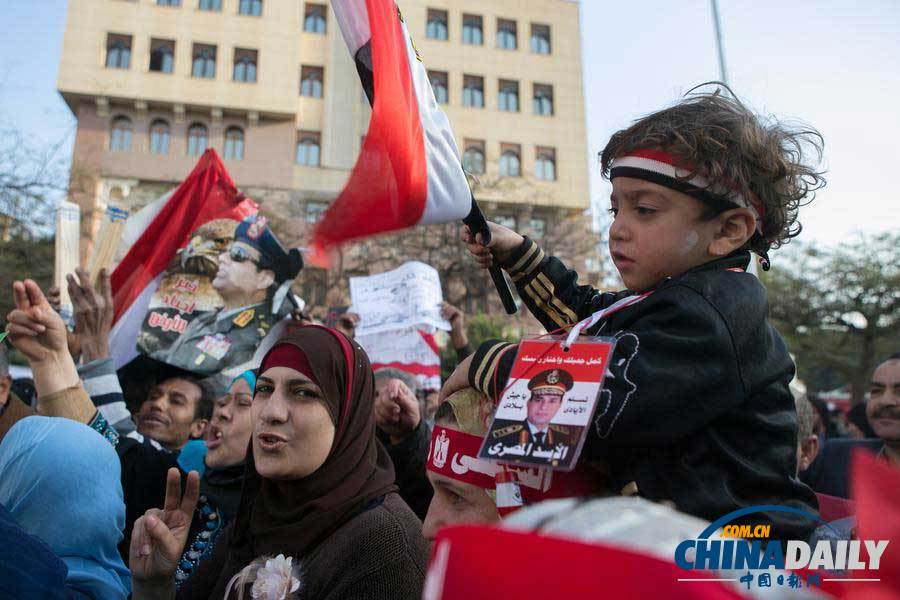 埃及示威者要求政府驱逐卡塔尔驻埃及大使