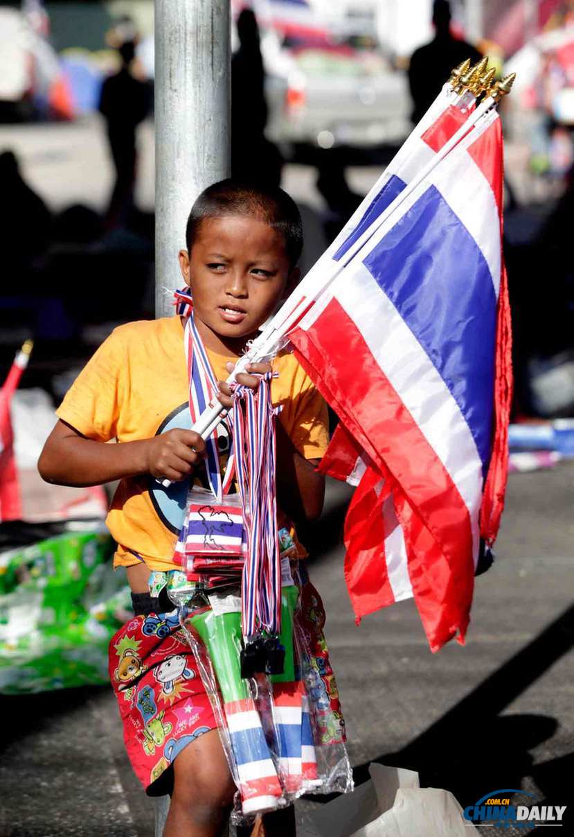 泰国示威持续 看守政府出台措施保护游客安全