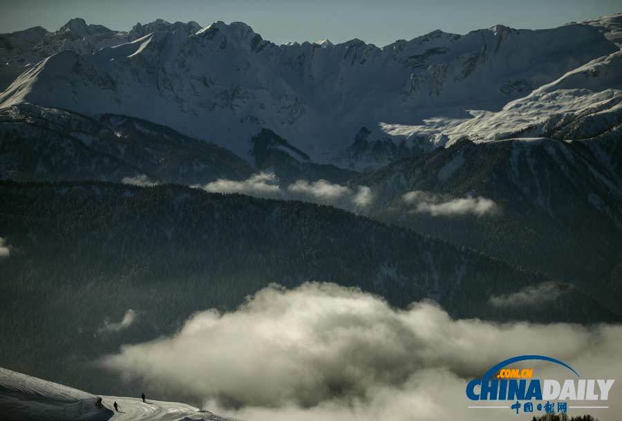 冬奥会高山滑雪比赛场地：勇敢者的乐园