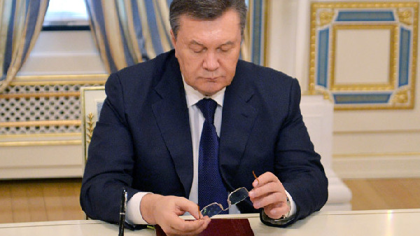 亚努科维奇称其依旧是乌合法总统