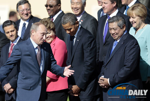 奥巴马与普京长谈乌局势 宣布抵制G8索契峰会前期会