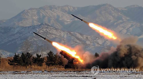 韩媒：朝鲜向半岛东部海域发射十枚短程火箭