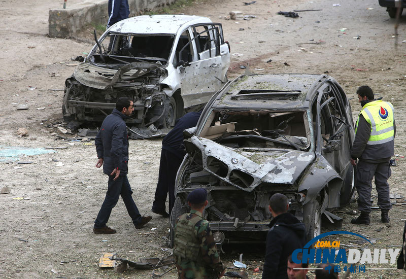黎巴嫩北部发生汽车炸弹袭击 造成城区严重损毁