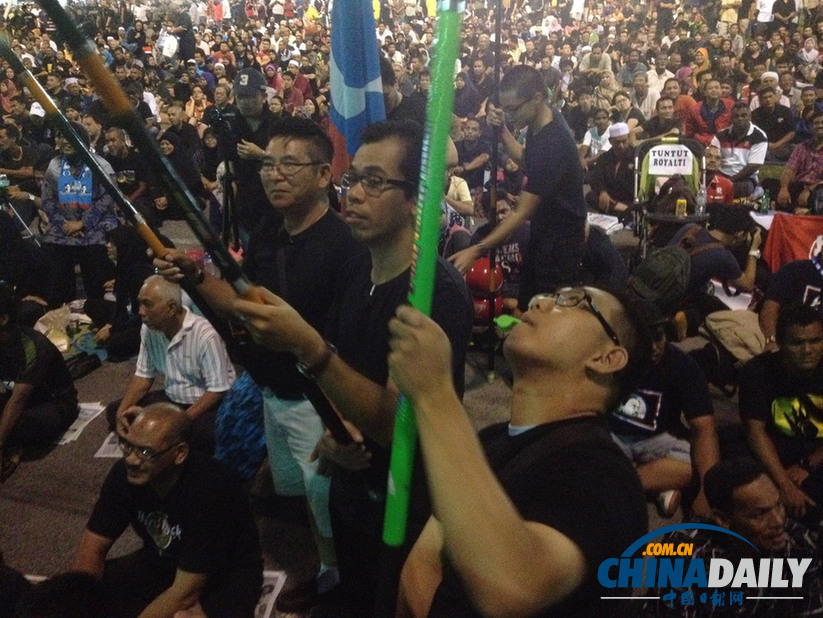 马来西亚反对派集会热闹如夜市（组图）