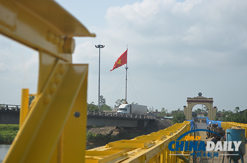 越南贤良桥色彩原貌恢复工程完成 再现黄蓝两色