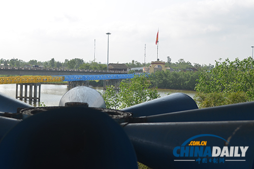 越南贤良桥色彩原貌恢复工程完成 再现黄蓝两色