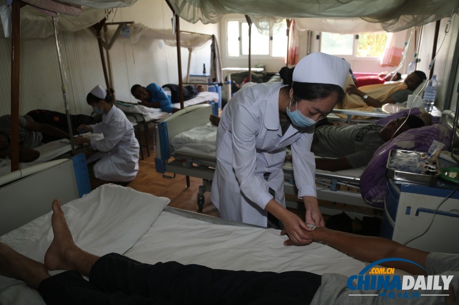 刚果（金）疟疾疫情肆起 中国维和医疗队患者“爆棚”