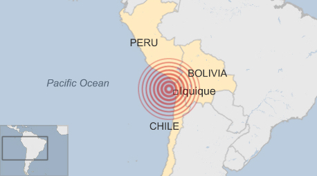 秘鲁因智利地震开始疏散沿海民众