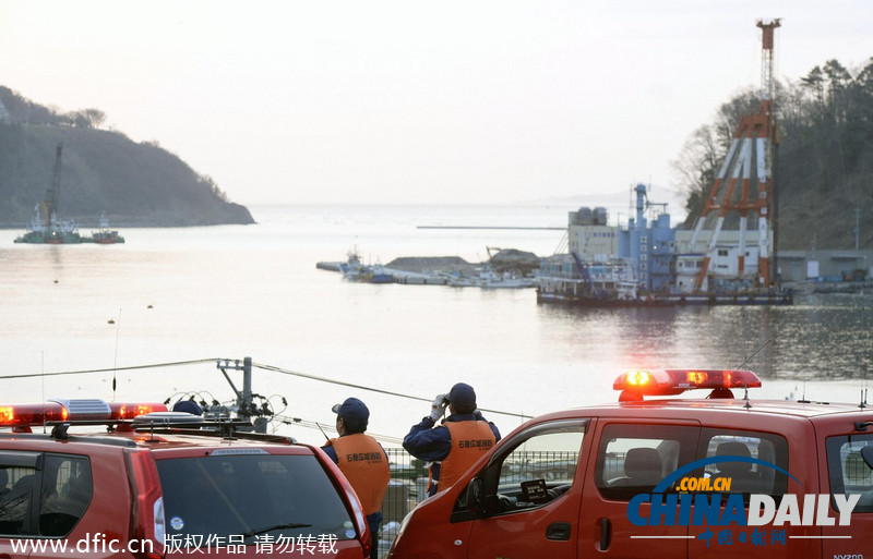 智利地震引发海啸冲击日本核电站 东海岸加强警戒