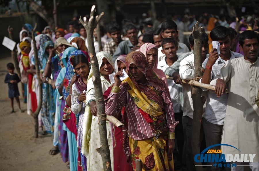 印度人民院选举进入第五阶段 女性选民成投票主力军