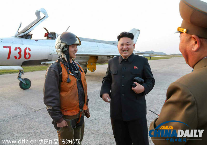 金正恩指导朝空军飞行训练 或针对韩美军演