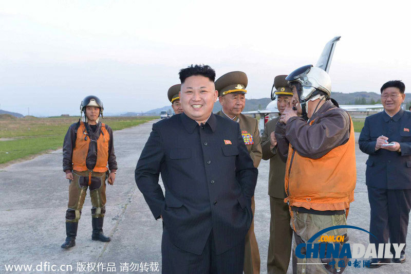 金正恩指导朝空军飞行训练 或针对韩美军演
