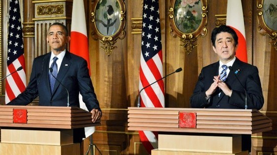 奥巴马称美国支持中国和平崛起 暗示不卷入中日冲突