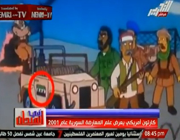 老动画片中找“证据” 埃及电视台指责美策划叙内乱