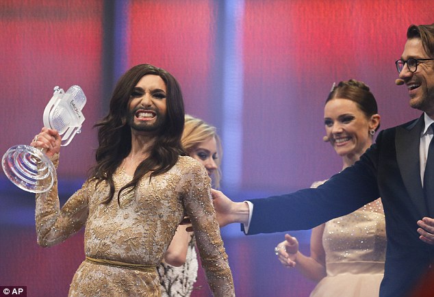 奥地利“变装皇后”沃斯特赢得欧洲歌唱大赛
