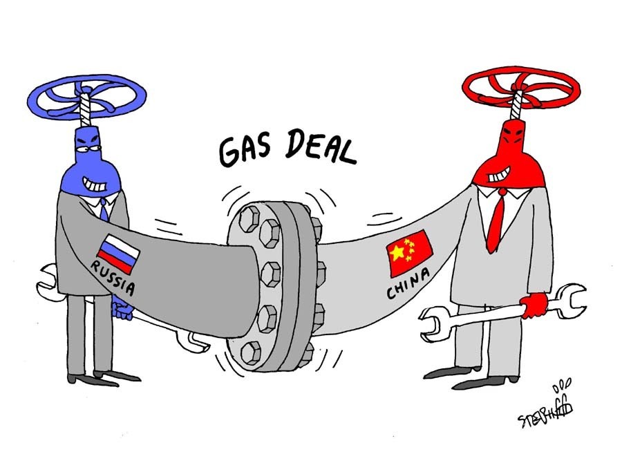 中俄签天然气大单