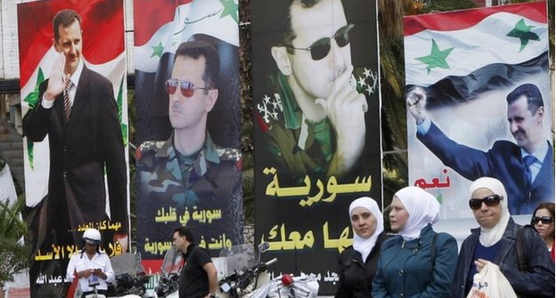 叙利亚总统大选戒备森严 阿萨德注定卫冕