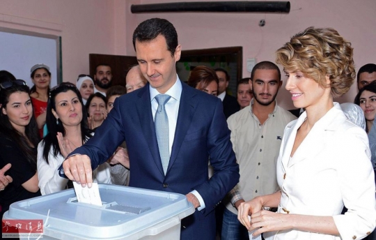 外媒：巴沙尔连任叙总统 美欧批选举无意义