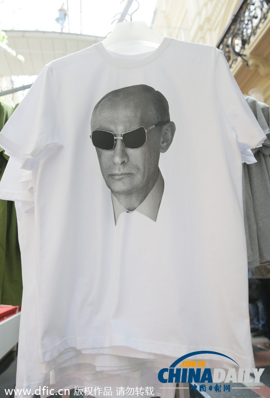 俄罗斯推普京主题T恤引发民众抢购