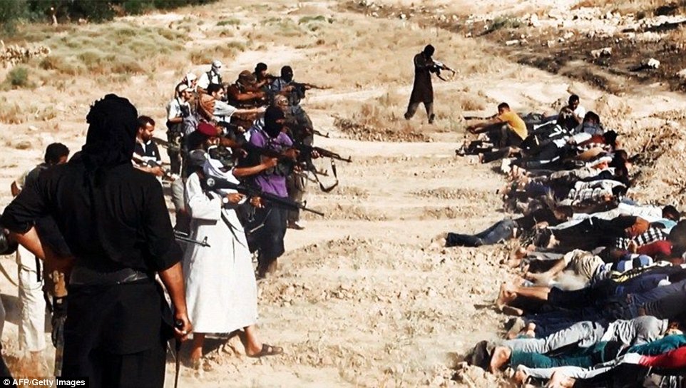 伊拉克极端武装屠杀大批被俘士兵 遇害者多穿平民装