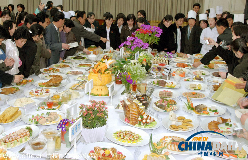 平壤“新春”面包受追捧 扒一扒朝鲜美食文化