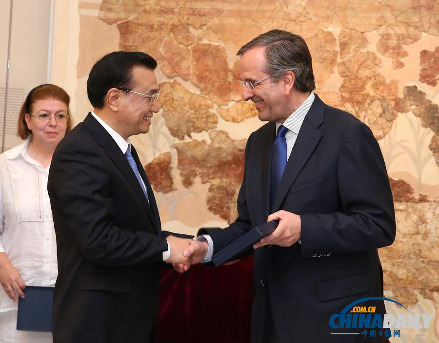 中国希腊总理共同出席伊拉克利翁博物馆开馆仪式