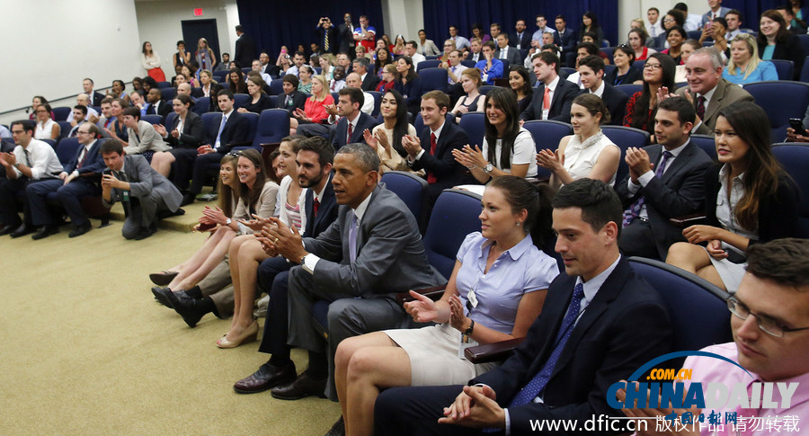 奥巴马率白宫员工集体观看世界杯 发推特力挺美国