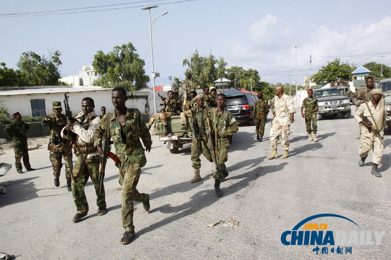 索马里总统府遭武装分子袭击 人员伤亡不明（图）