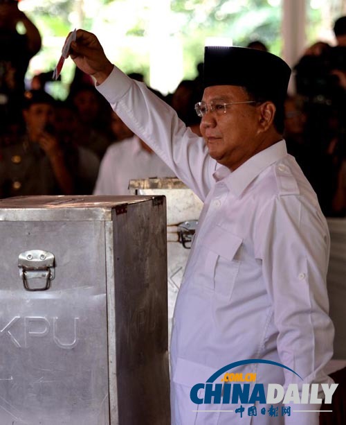 印尼两位总统候选人均宣布获胜