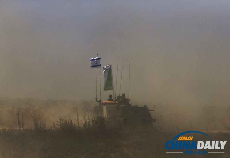 以色列宣布对加沙有限地面进攻 大批坦克集结