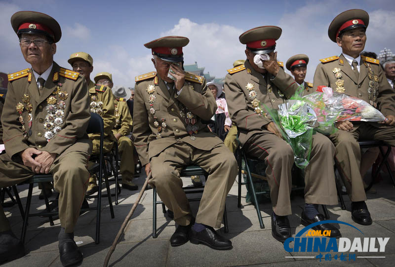 朝鲜纪念朝鲜战争停战61周年 老兵出席纪念活动