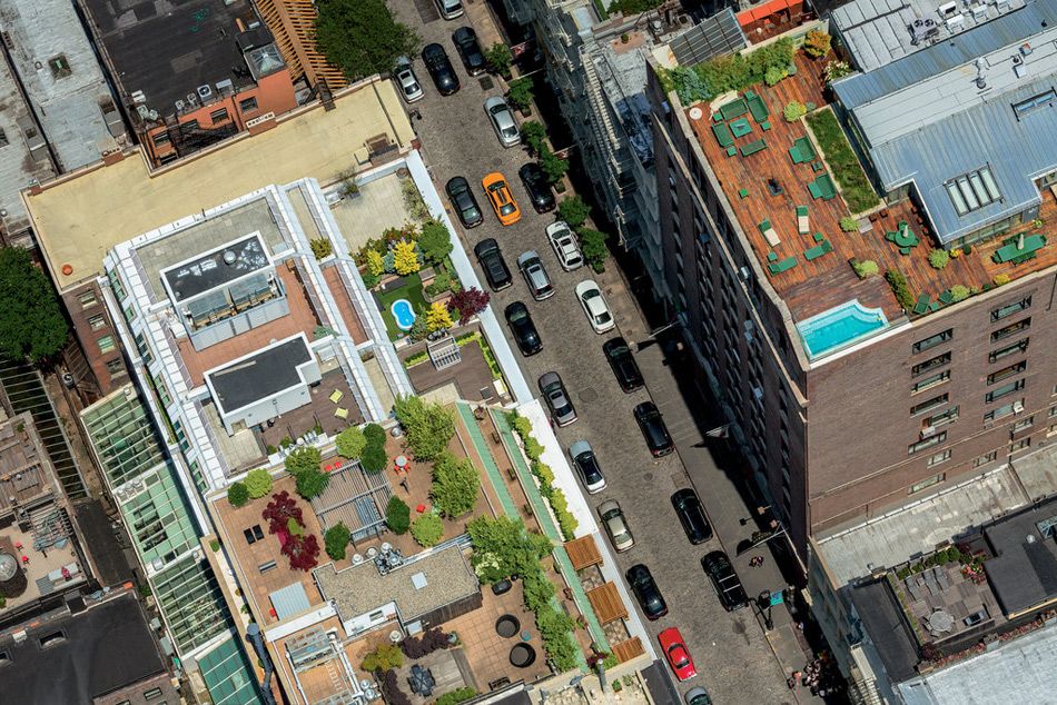 纽约的奢侈：富人的屋顶泳池