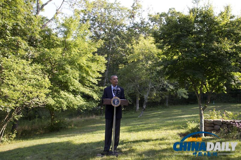 奥巴马度假期间发表讲话 祝贺伊拉克新总理