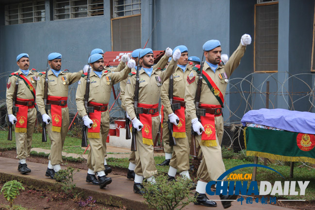 驻刚果（金）维和医疗分队应邀参加巴军维和部队举行的独立日庆典活动