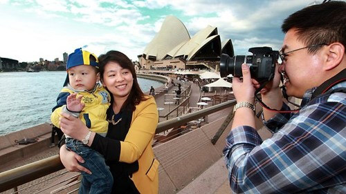 赴澳大利亚游客消费额创新高 中国游客占比最多