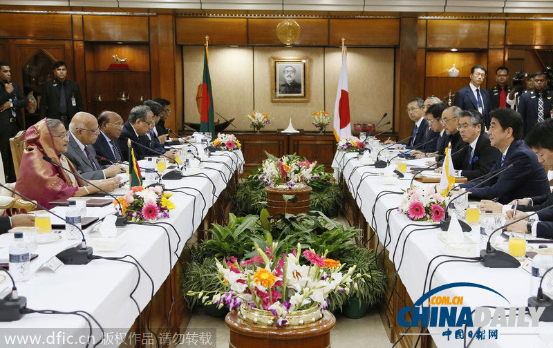 安倍到访孟加拉国 后者宣布放弃竞选非常任理事国转而支持日本
