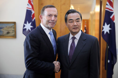 澳总理会见王毅：愿与中方早日签署自贸协定