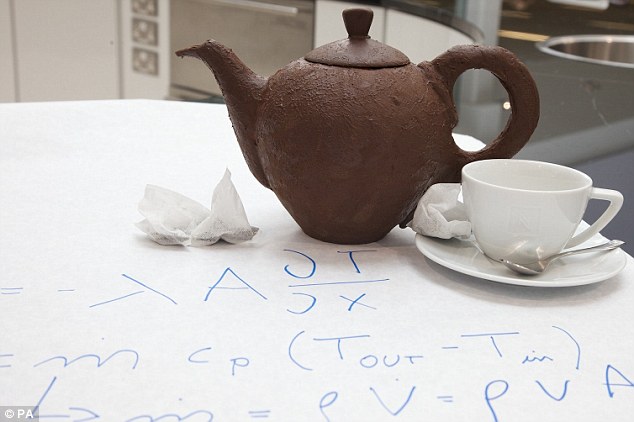 不是擺設！英國打造能在融化前泡茶的巧克力茶壺