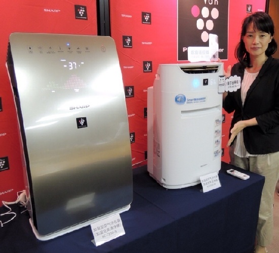 日企夏普推出专为中国设计高端空气净化器