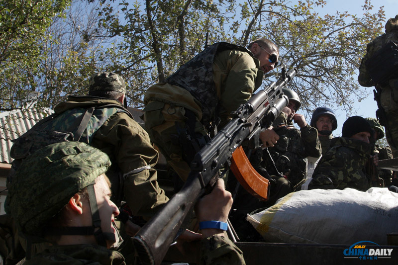 乌克兰顿涅茨克再次爆发激战 停火协议未有效落实