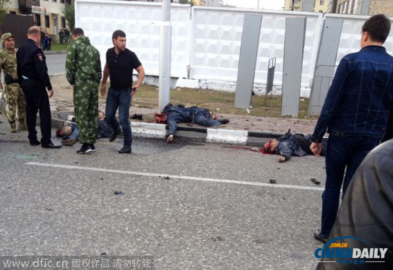 车臣首府发生自杀式炸弹袭击 5名警察死亡