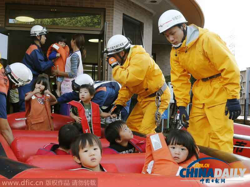 强台风登陆日本致多人死伤 救援工作已展开
